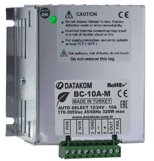 شارژر باتری دیتاکام مدل Datakom BC-10A-M
