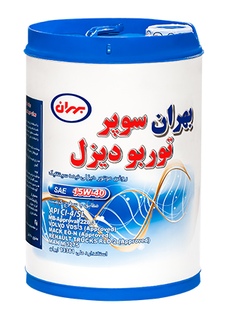 روغن موتور بهران سوپر توربو دیزل 20 لیتری 15W-40