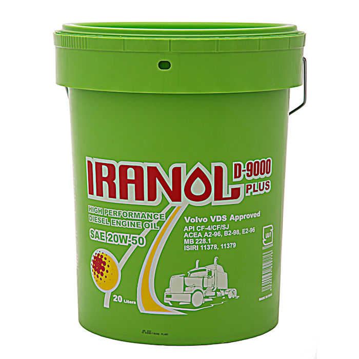 روغن موتور ایرانول مدل D-9000 پلاس 15W-40
